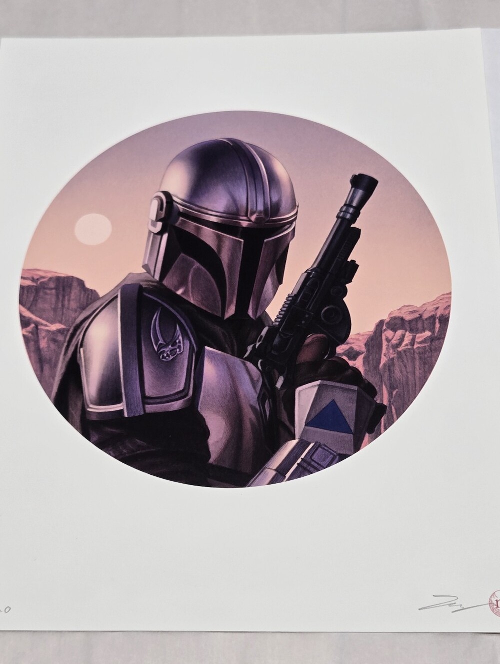 Mondo Star Wars "The Way" (The Mandalorian) by Rory Kurtz